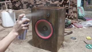 recycle old speaker with wooden crate |TA WoodWorking