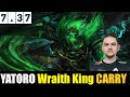 🤯YATORO [Wraith King] SAFE LANE 7.37 - DOTA 2 HIGHEST MMR MATCH#dota2  #dota2gameplay  #yatoro