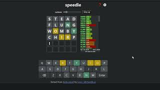 10 Wordle Speedrun in 27.06 seconds (Former WR) (26.93 retime)