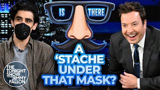 Jimmy, Questlove and Tariq Guess if There's a 'Stache Under That Mask | The Tonight Show