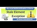 Mystery of StaleElementReferenceException in Selenium WebDriver