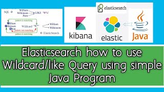 Elasticsearch how to use wildcard/like query Using Java program