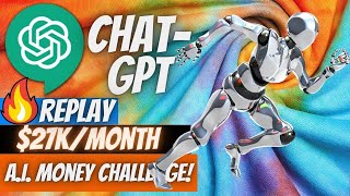 THIS WAS GOLD! ChatGPT Passive Income {A.I. MONEY CHALLENGE🔥} DAY 2