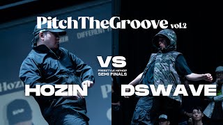 2024 PITCH THE GROOVE VOL. 2 I FREESTYLE HIPHOP I SEMI FINALS | HOZIN VS DSWAVE