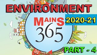 Vision Mains 365 "2020-21" Environment Part-4 for UPSC Civil Services