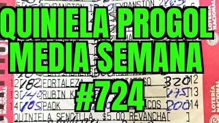 Quiniela Progol Media Semana #724 Analisis Completo #progol #suscribete