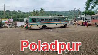 Poladpur Bus Stand Poladpur Maharashtra India #india #maharashtra #poladpur