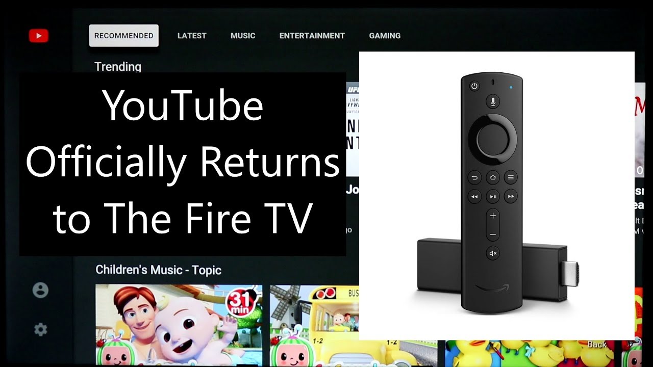 First Look Youtube Officially Returns To The Fire Tv Youtube