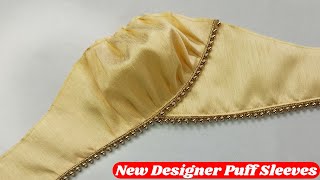 New Model Puff Sleeves Cutting and Stitching | Puff Sleeves Cutting and Stitching | Designer Sleeves