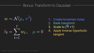 Statistics in Python: Transform a non-normal distribution to a Gaussian distribution.