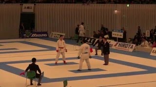 43rd All Japan Karate Championships men's kumite  第43回全日本空手道選手権大会 男子組手　飯村　対　国吉