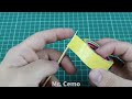 how to make a mini paper bow and arrow very simple