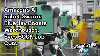 Amazon Unveils Blue Jay Robot Replacing Workers