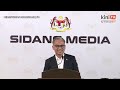 refer to statement fahmi tightlipped about cabinet meet on guidelines