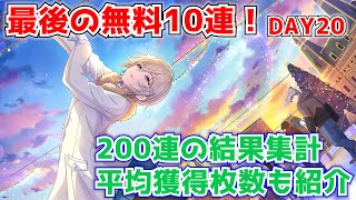 【デレステ】ラストチャンス！新春無料10連ガシャDAY20+無料200連の結果集計やSSR平均獲得枚数も紹介