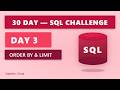 DAY 3 | ORDER BY & LIMIT | 30 Day SQL Challenge | #sql #dataanalysis #dataanalytics #dataengineering