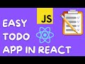 Easy TODO App in React