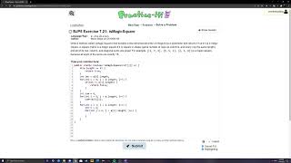 Exercise 7.21 (isMagicSquare) Java Tutorial || Practice-It