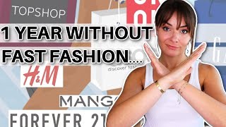 I quit buying fast fashion for a year and this is what I learn't... *WARNING this might shock you*
