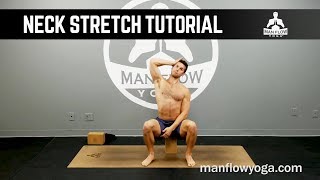 Neck Stretching Tutorial - 3 Best Stretches for Neck \u0026 Shoulder Tension