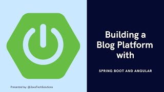 Spring Boot and Angular Combine for POWERFUL Blog Platform! #2