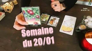 SEMAINE du 20/01 〰 Énergies GÉNÉRALE et SENTIMENTALES + ANNIVERSAIRES du 13 au 26/01