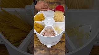 AI robot making pasta