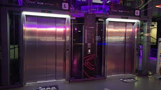 500 SUB SPECIAL 2x 2024 Schindler and Schindler Smart MRL elevators at Maribox in Maribor, Slovenia