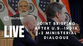 LIVE: Joint briefing after U.S.-India 2+2 Ministerial Dialogue