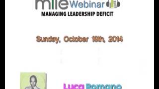 MILE WEBINAR | Strategy and Projects Why Strategic Awareness is important By Luca Romano