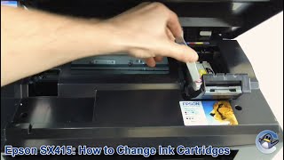 Epson Stylus SX415: How to Change/Replace Ink Cartridges