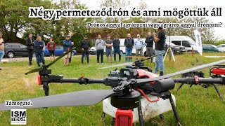 Drónos aggyal agrározni vagy agráros aggyal drónozni? - Négy permeteződrón és ami mögöttük áll