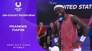 Frances Tiafoe On-Court Interview | United Cup 2023 Sydney Final
