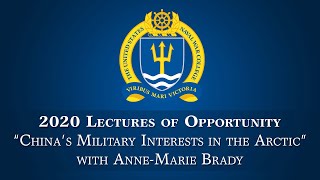 Professor Anne-Marie Brady discusses "China’s Military Interests in the Arctic"