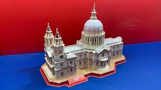 DIY Craft Instruction 3D Puzzle Saint Paul's Cathedral