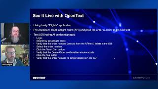 OpenText Functional Testing APIs Point of View