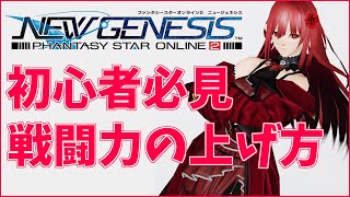 【PSO2:NGS】無駄なく戦闘力を上げる為にやるべき事