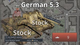 German 5.3 with 2 Stock Tank