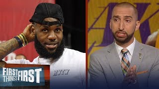 Nick Wright on why you shouldn't underestimated LeBron's Lakers | NBA | FIRST THINGS FIRST