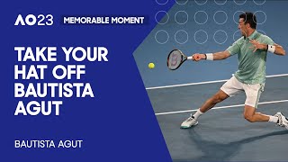 Stunning Rally between Murray & Bautista Agut! | Australian Open 2023