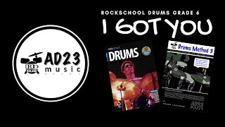 I GOT YOU (With Vocals) | Rockschool Drums Grade 6