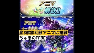 [FFBE] 幻獣星3解放アニマに挑戦！！