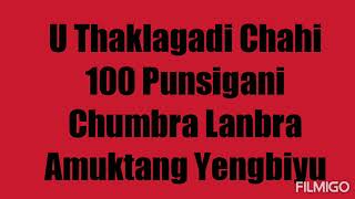 YU Thakpagi Kanaba # Nisa Thadoknaba Upai # Nisa Kamaina Thadokani # YU Thakpa Yai # Yuu Thakpa Yai