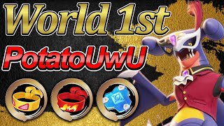 🔥 上レーンガブリアスのお手本 👀 ポケモン別世界ランキング1位 PotatoUwU  ガブリアス 【ポケモンユナイト】 Pokemon unite Garchomp