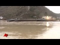 Raw Video: German Tanker Carrying Acid Capsizes