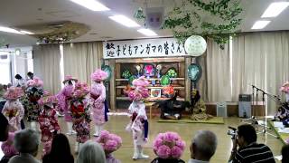 石垣島の旧盆　子供アンガマ　ファーマーの踊り２