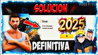 Como Solucionar el ERROR al DESCARGAR ¿ intentar de nuevo ? Free Fire