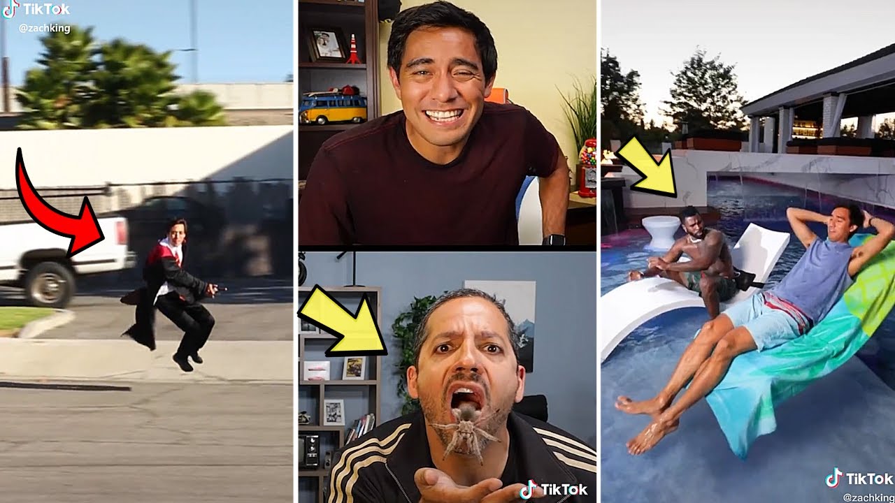 ZACH KING FUNNIEST TIKTOK COMPILATION! (Zach King Tik Toks) - YouTube