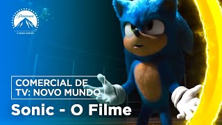 Sonic: O Filme | Comercial de TV: Novo Mundo | Paramount Pictures Brasil