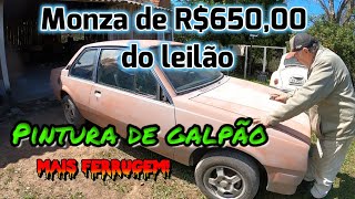 Monza de R$ 650,00 do leilão: Pressão na Pintura de galpão!